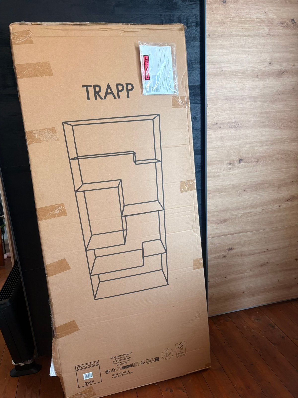 Wandrek // boekenrek Casa, Huis en Inrichting, Ophalen, Met plank(en), Nieuw, Scandinavisch