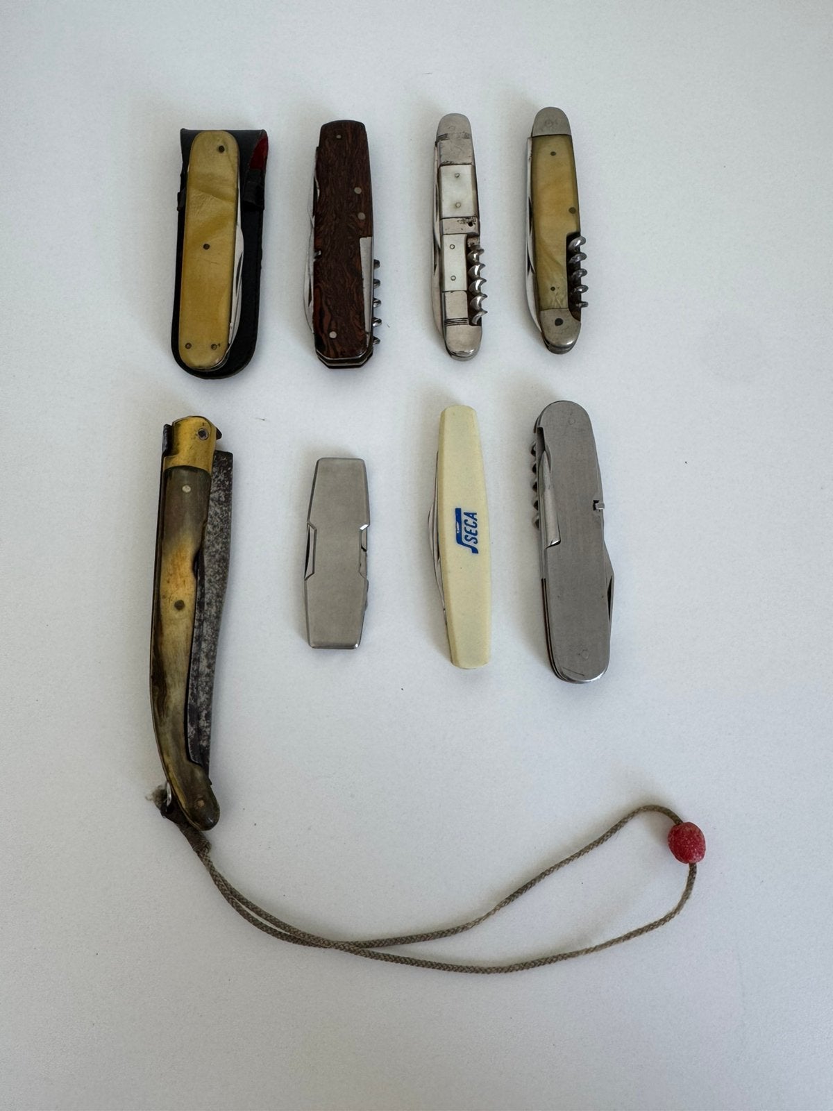 Lot de 8 couteaux vintage, Enlèvement ou Envoi, Utilisé
