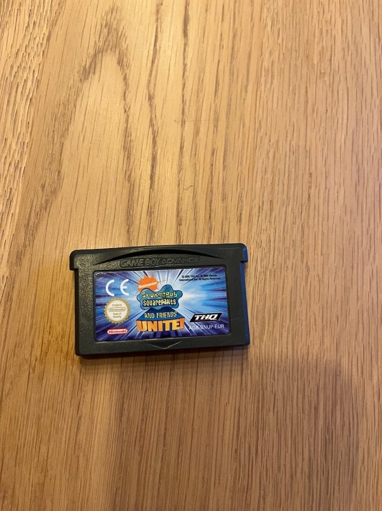 GBA Spongebob squarepants and friends unite, Consoles de jeu & Jeux vidéo, Jeux | Nintendo Game Boy, 1 joueur, Enlèvement, Utilisé