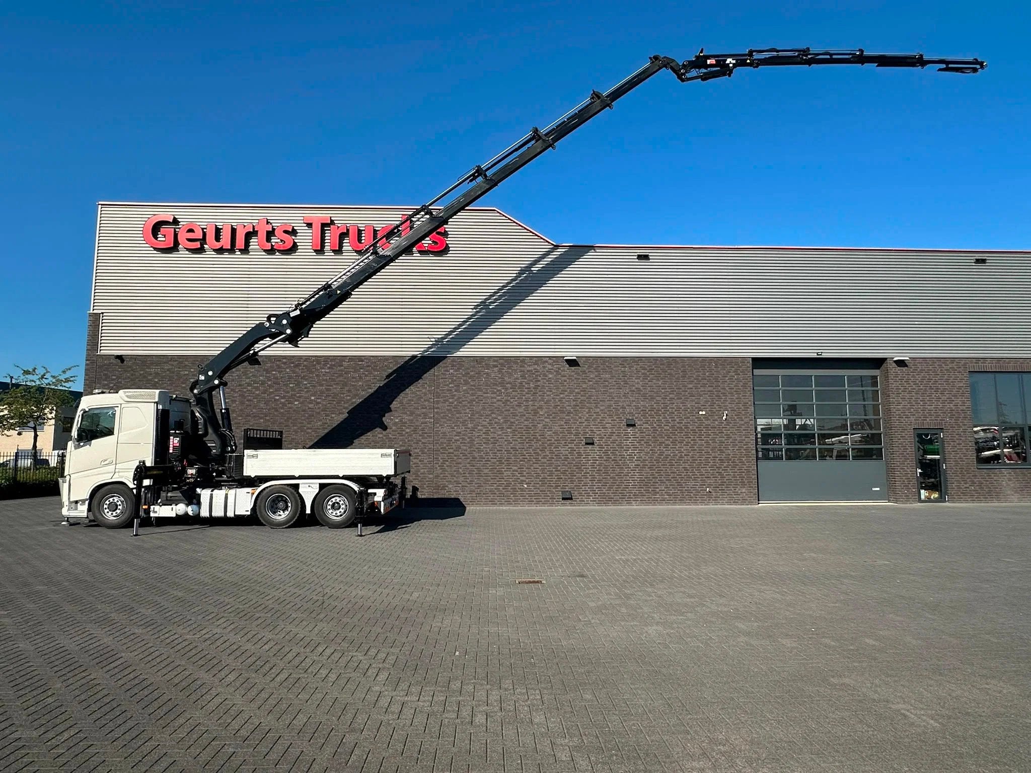 Volvo FH 540 6X4 H TR + HIAB 408E-6+JIB 70X TREKKER-BAKWAGEN, Auto's, Vrachtwagens, Automaat, Euro 6, 397 kW, Wit