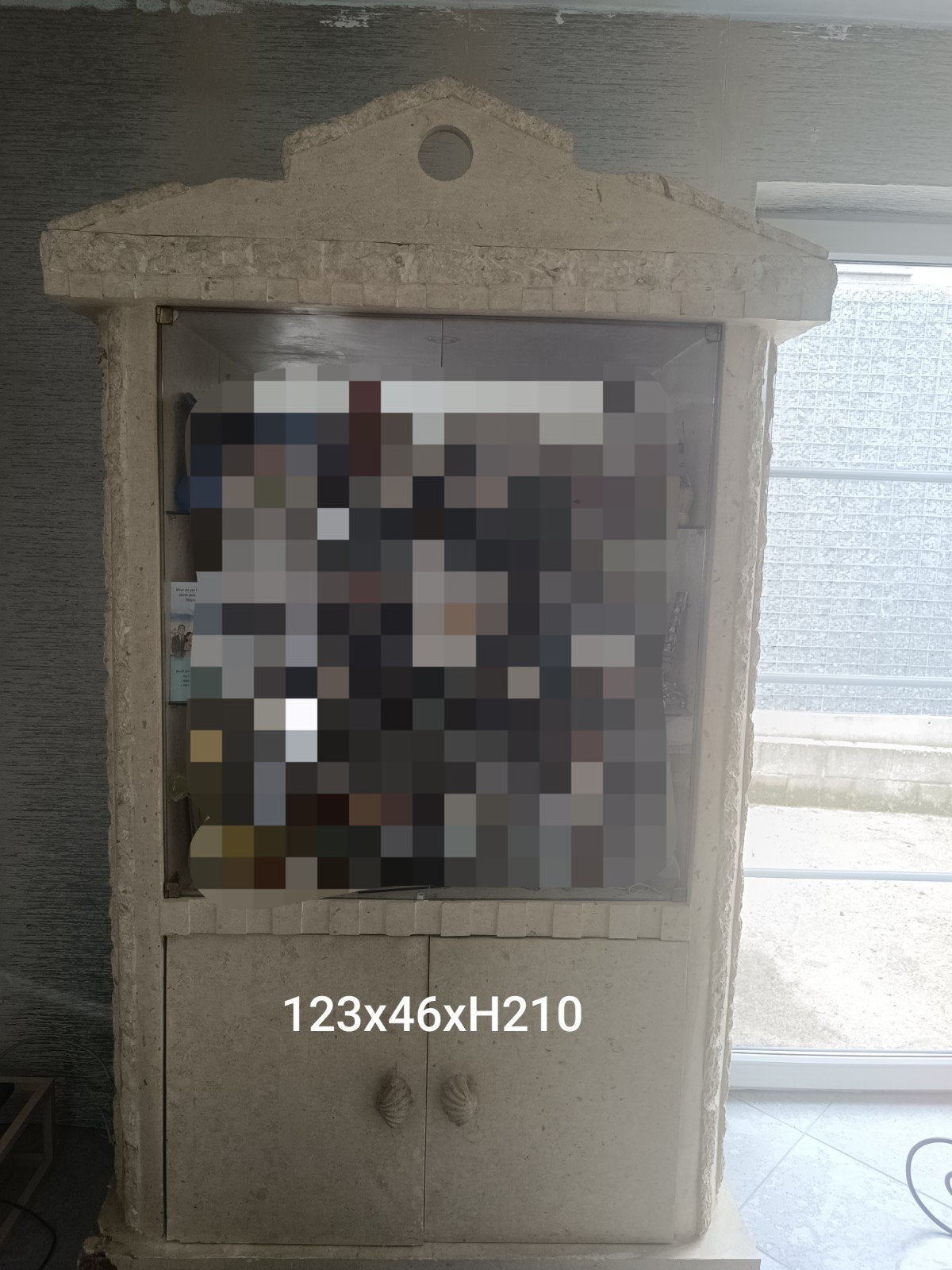 Een stenen meubelset van Grasp., Huis en Inrichting, Ophalen, Gebruikt, Meubles en pierre