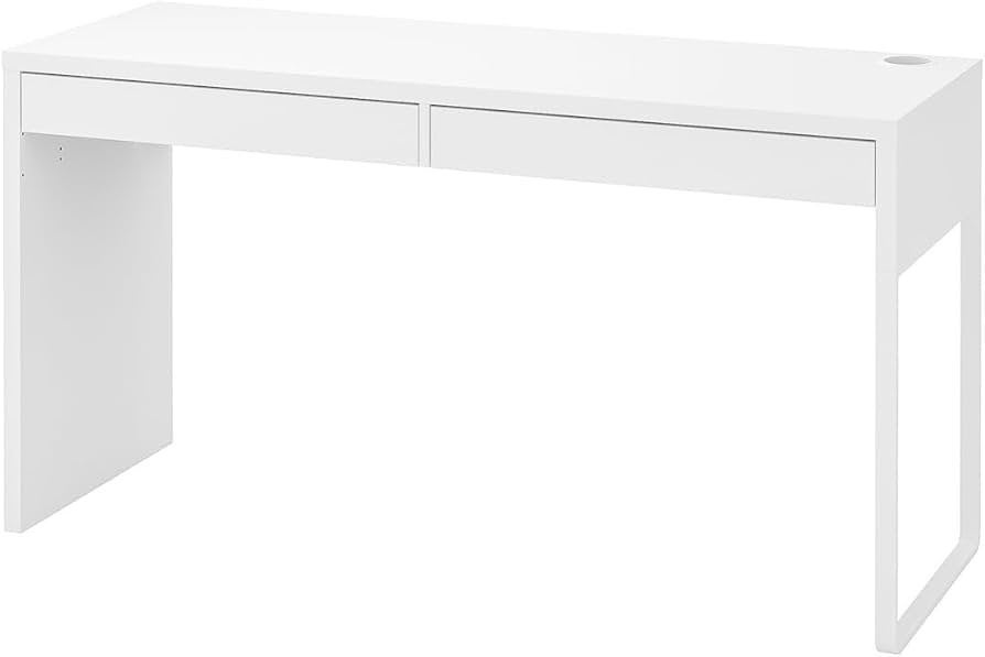 Bureau wit (ikea), Huis en Inrichting, Ophalen, Gebruikt, IKEA, Wit