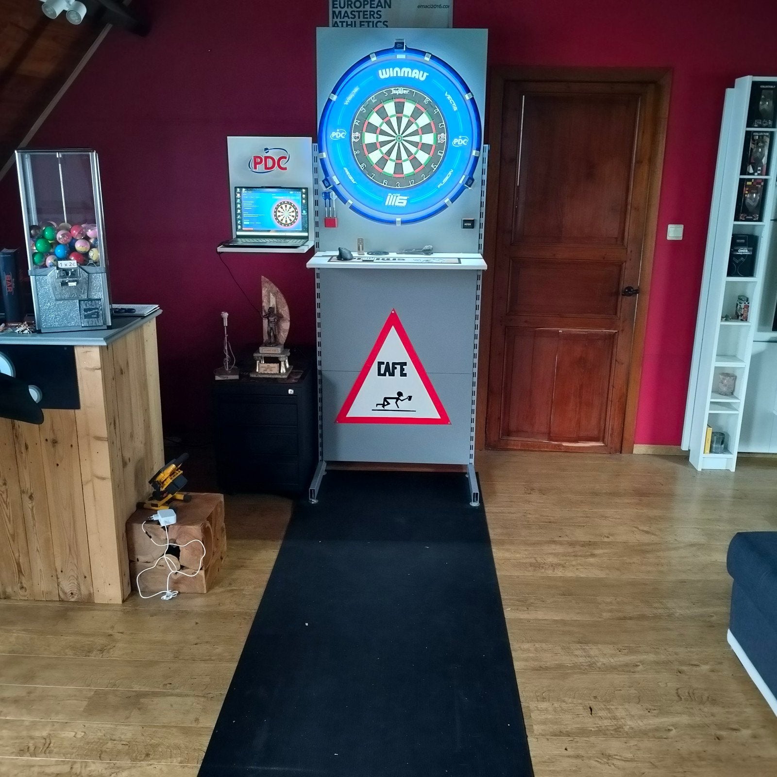 complete dartsset met camera's, Sport en Fitness, Ophalen, Dartbord