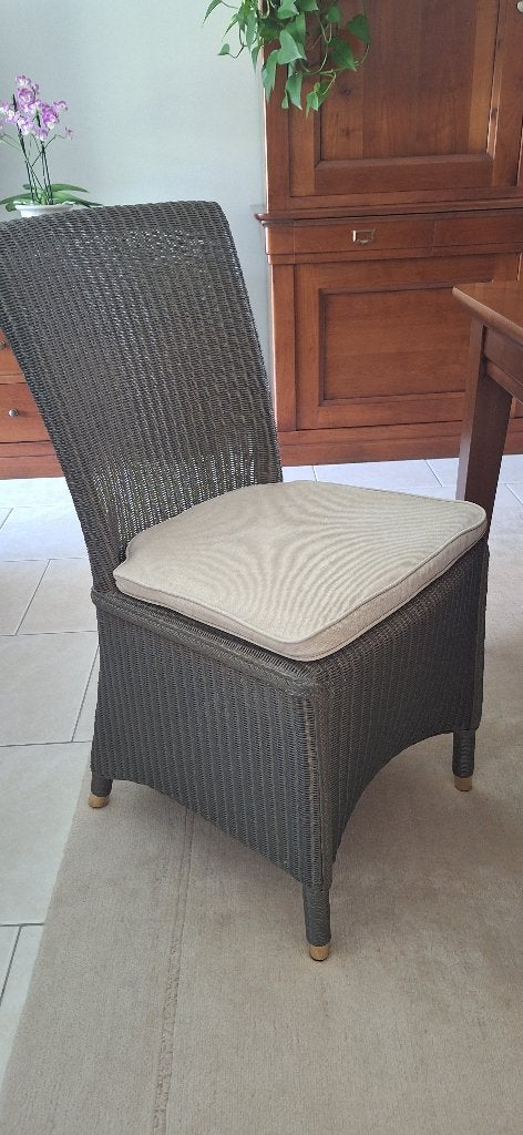 Eetkamer stoelen, Huis en Inrichting, Ophalen, Bruin, Riet of Rotan, Zo goed als nieuw