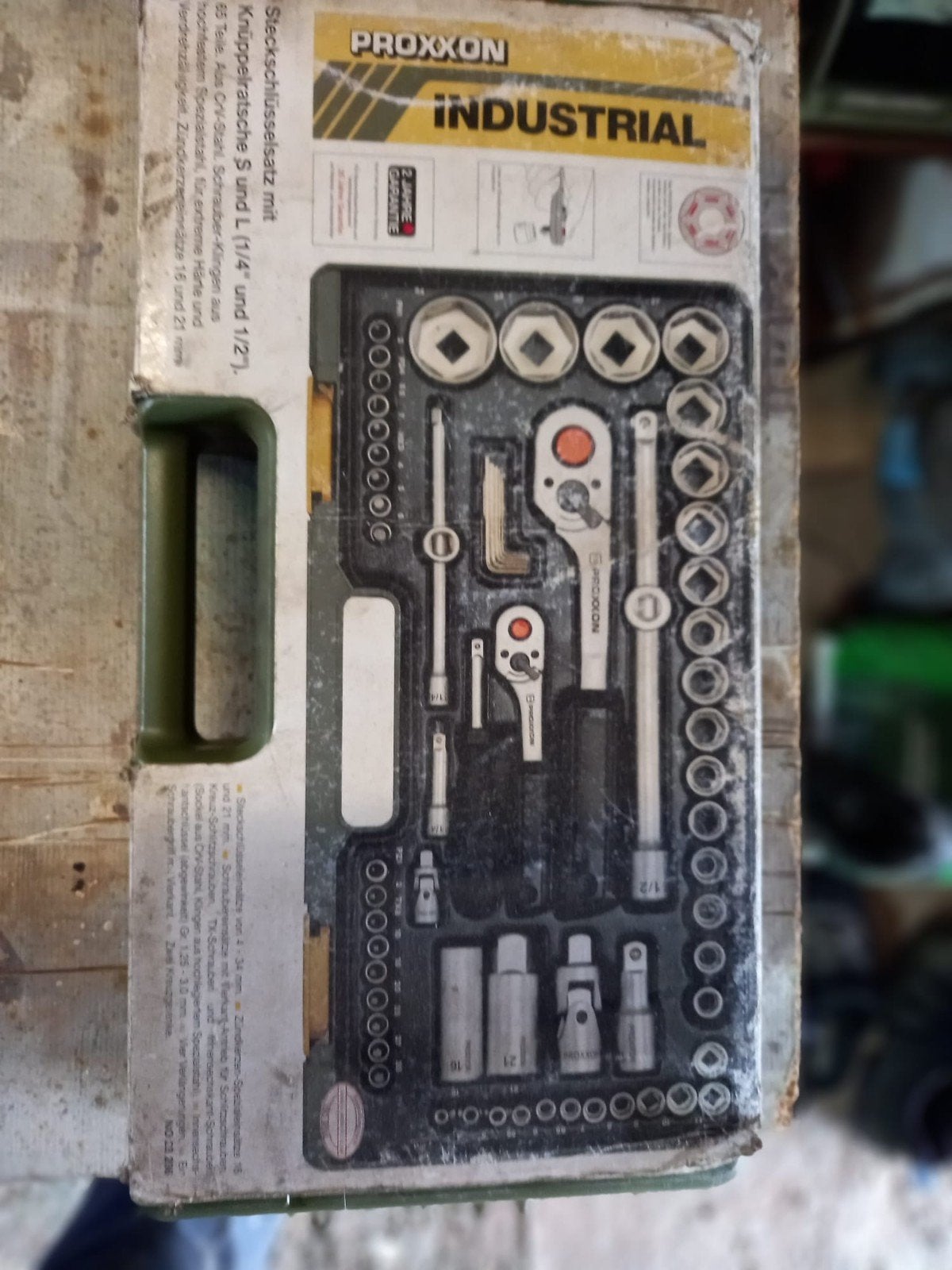 Boite racagnac Proxxon, Enlèvement