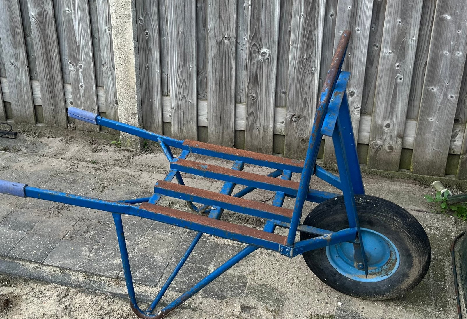 Blokkenkar, Tuin en Terras, Kruiwagens, Ophalen, Gebruikt, Eenwielig