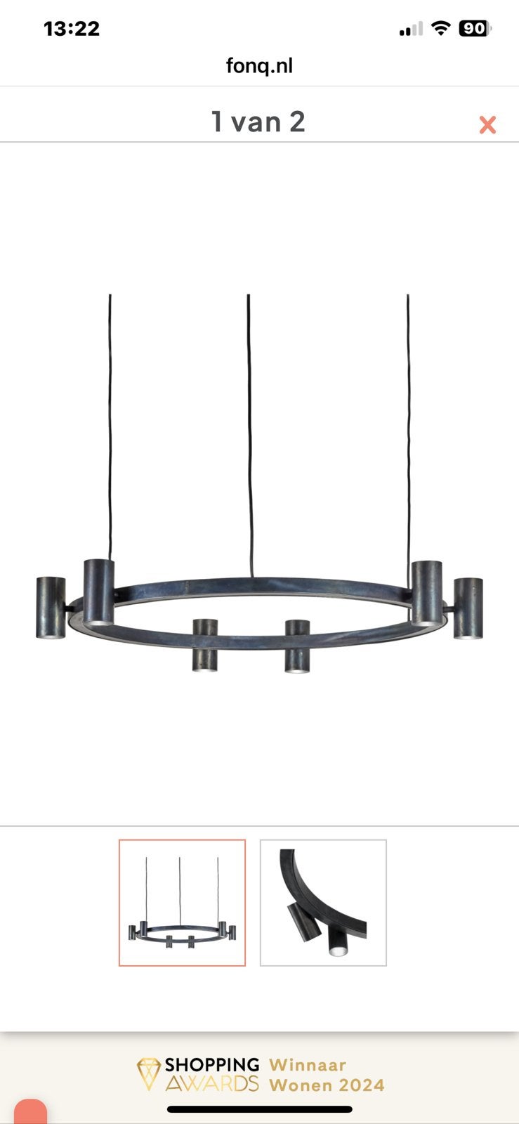 Sofisticato hanglamp serax nr.28 nieuw in doos, Ophalen, Nieuw, GU10