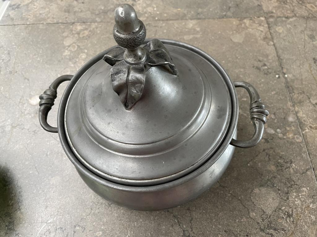Tinnenpot, Antiek en Kunst, Antiek | Tin, Ophalen of Verzenden
