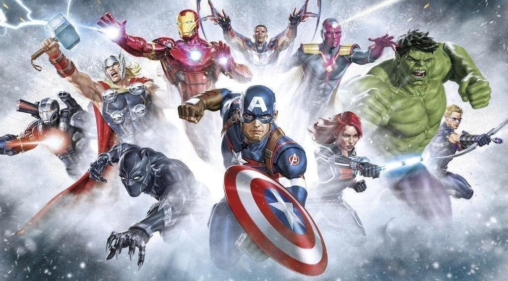 The Avengers Vlies Behang Strike 450x250 - Gratis Verzending, Verzenden, Nieuw, Wanddecoratie