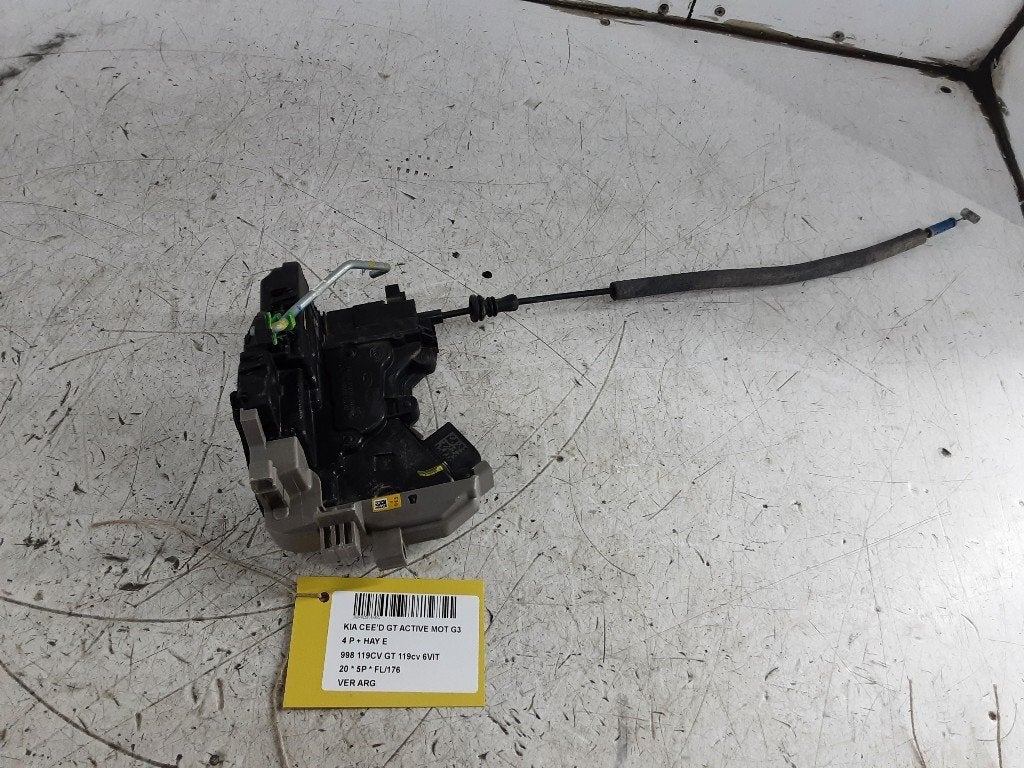 SERRURE DE PORTE ARRIÈRE GAUCHE Kia Ceed (CDB5 / CDBB), Arrière, Kia, Info@kia.de, Utilisé