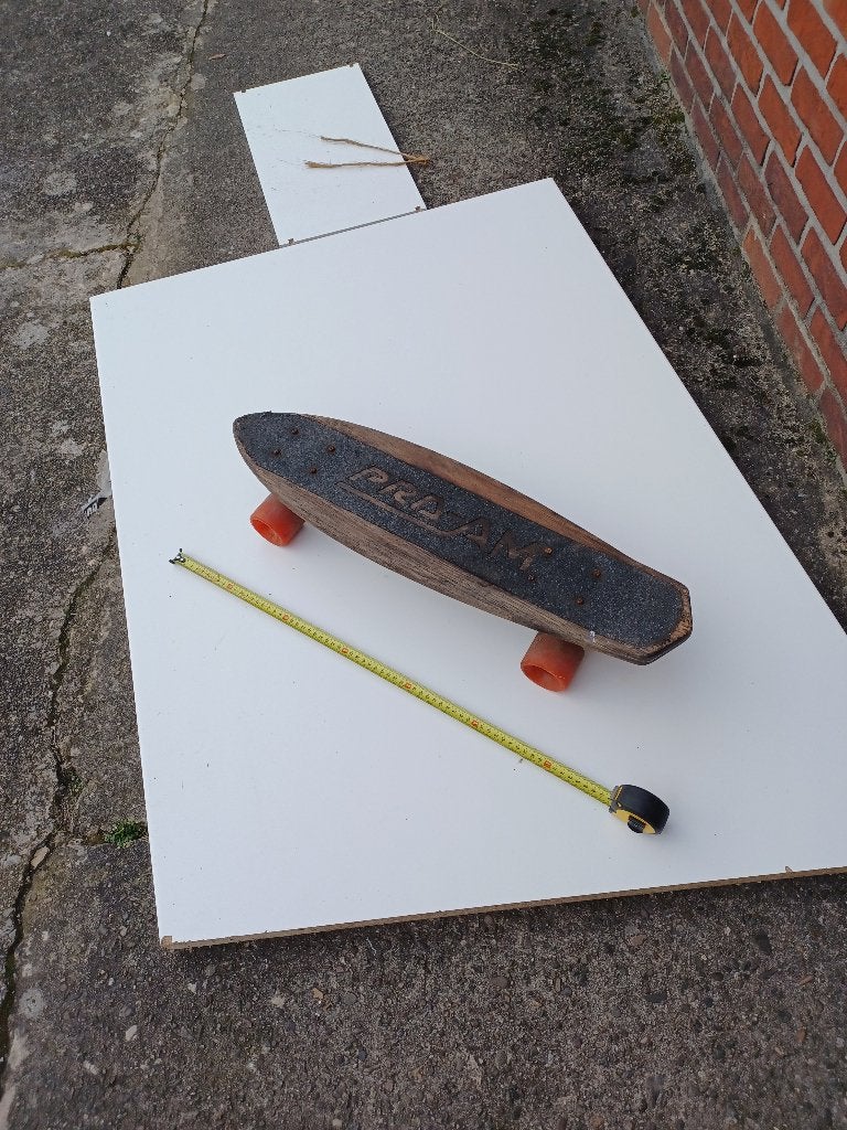 Vintage PRO-AM "Pure Gold" Skateboard, Sports & Fitness, Enlèvement, Utilisé, Skateboard