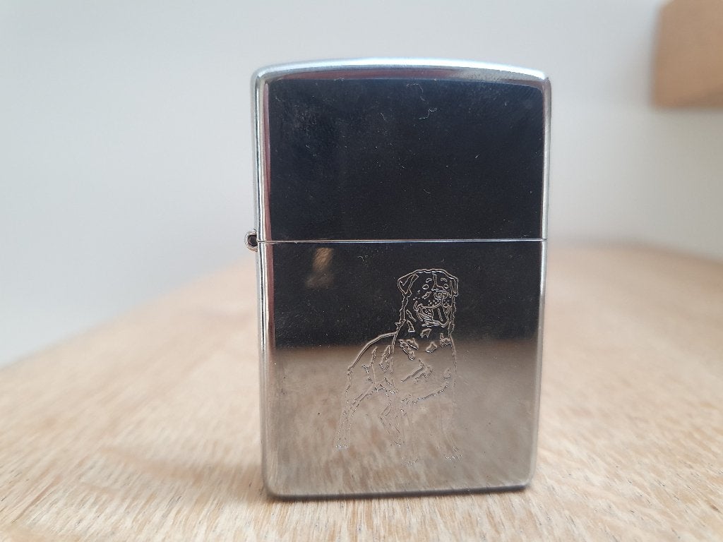 Zippo Rottweiler aansteker (met doosje), Ophalen of Verzenden, Aansteker