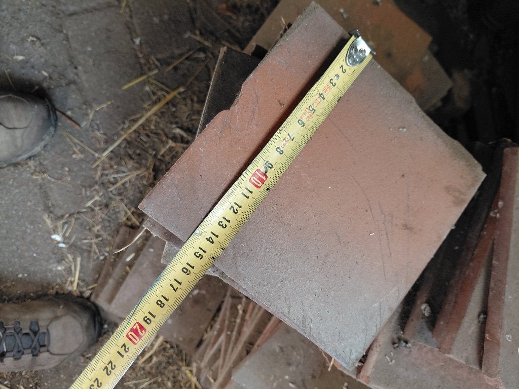 Oude plavuizen tegels, Doe-het-zelf en Bouw, Ophalen, Steen of Klei, Nieuw, Minder dan 50 cm