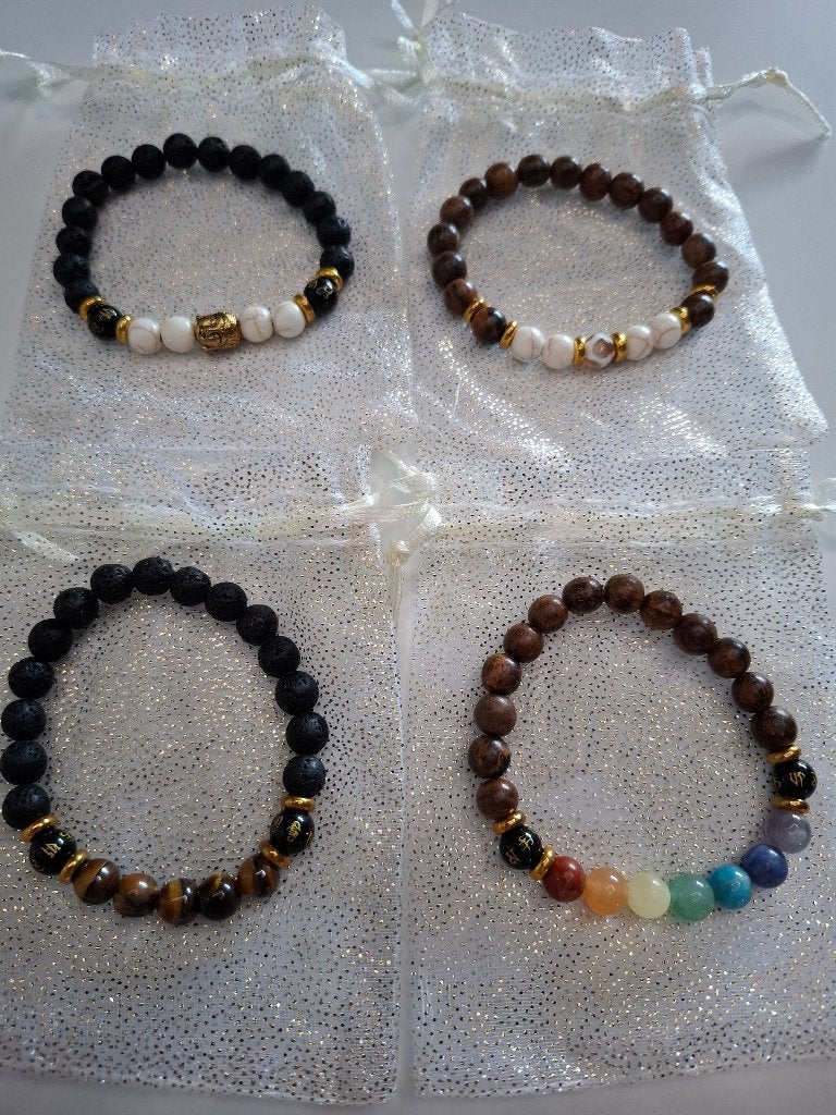 Lot de 4 bracelets neuf, Handtassen en Accessoires, Armbanden, Ophalen, Overige materialen, Overige kleuren, Nieuw