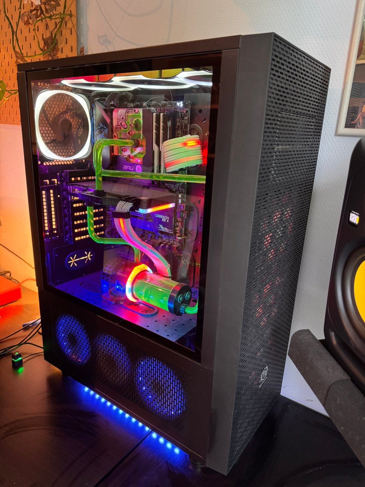 High-End Gaming PC – RTX 3090 Custom Waterkoeling, Computers en Software, Ophalen, HDD, Zo goed als nieuw, Gaming