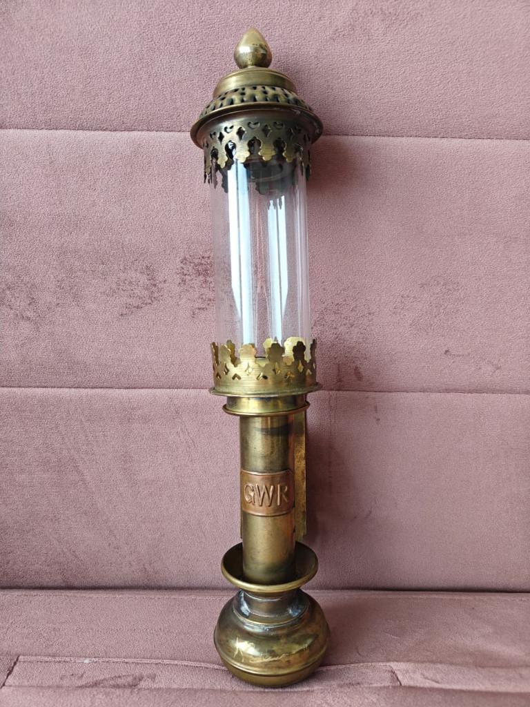Originele Antieke GWR Messing Wagonlamp, Ophalen of Verzenden, Koper