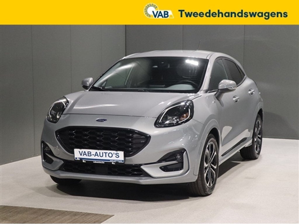 Ford Puma   1.0 ST-LINE MILD HYBRID, 121 g/km, Puma, Zwart, https://public.car-pass.be/vhr/a635b612-ef23-428c-b125-d2716b0dd759