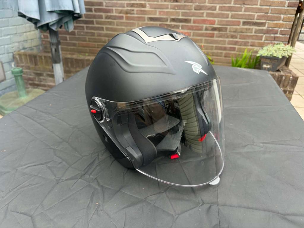 Jethelm, Fietsen en Brommers, Ophalen, Gebruikt, Medium