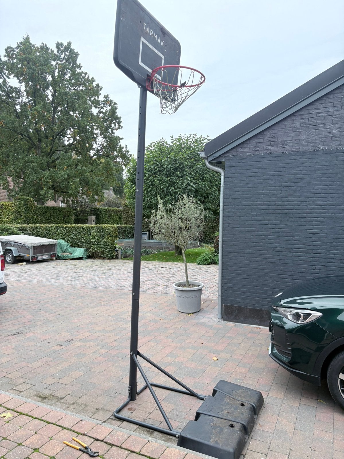 Tarmak de basket-ball, Sports & Fitness, Enlèvement, Utilisé, Anneau, Panneau ou Poteau