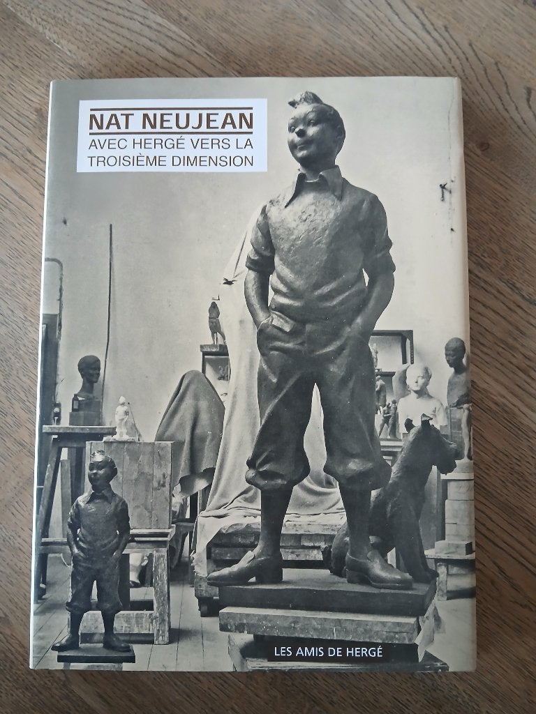 Hoofdafdruk & portfolio „Hergé” gesigneerd door Nat Neujean, Boeken, Ophalen