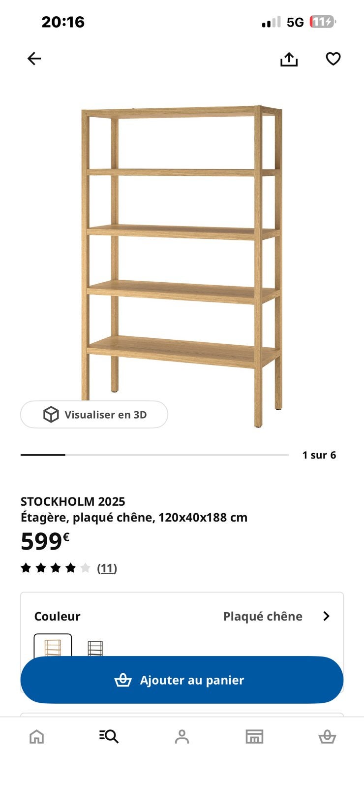 Bibliothèque tonstad de chez ikea, Enlèvement, Comme neuf
