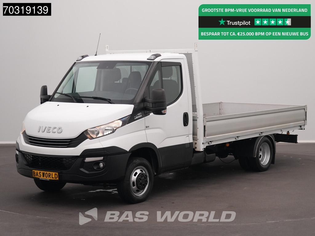 Iveco Daily 35C18 3.0L Automaat Dubbellucht Open Laadbak 180, Auto's, Automaat, Stof, Gebruikt, Euro 6
