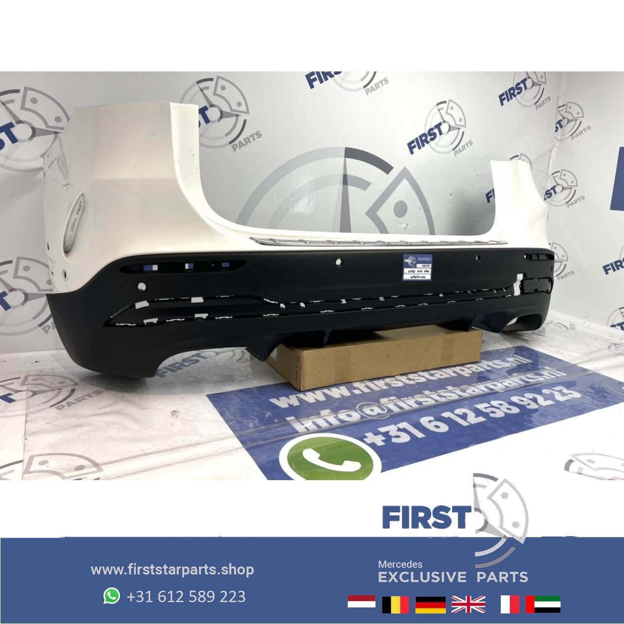 H247 W247 GLA AMG ACHTERBUMPER + DIFFUSER Mercedes GLA Klass, Auto-onderdelen, Gebruikt, -, Ophalen of Verzenden, Achter