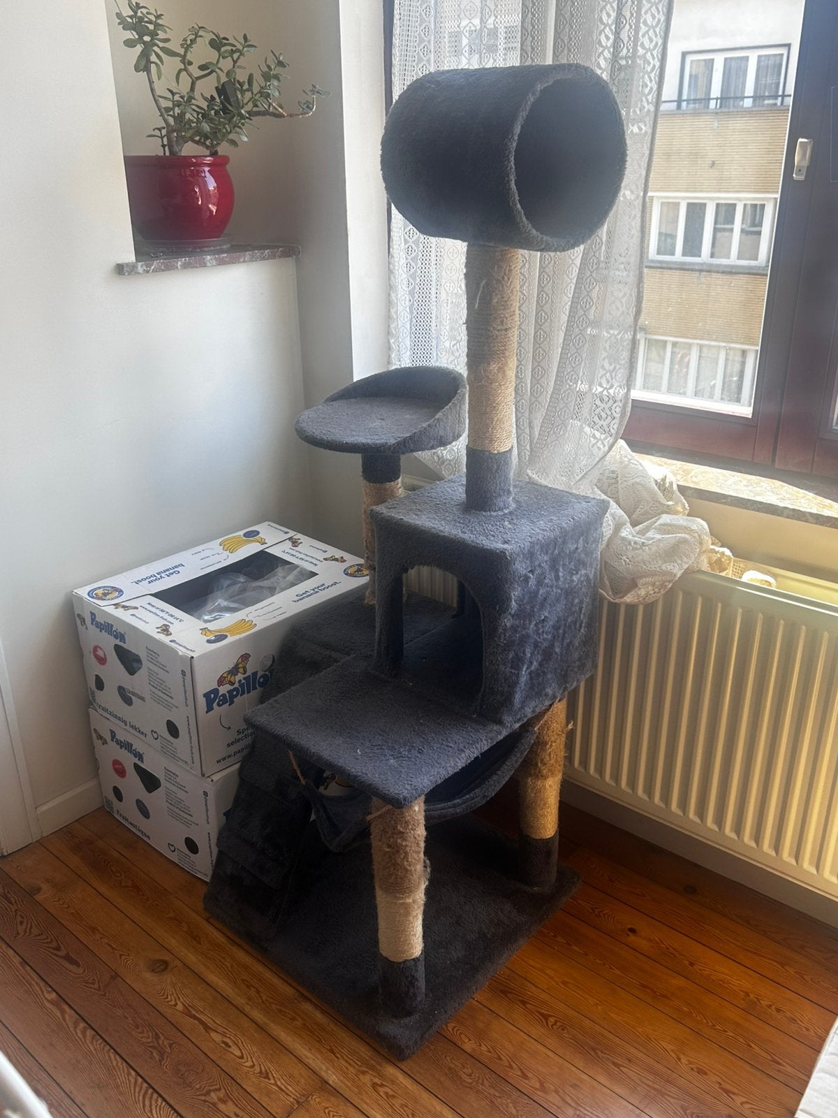 URGENT - Arbre à chat, Dieren en Toebehoren, Krabmeubelen, Ophalen, Gebruikt