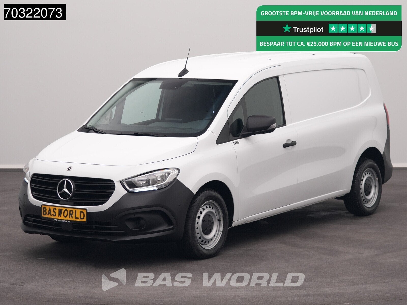 Mercedes Citan 112 CDi L2H1 LED Airco Camera Cruise Parkeers, Stof, Gebruikt, Euro 6, 4 cilinders
