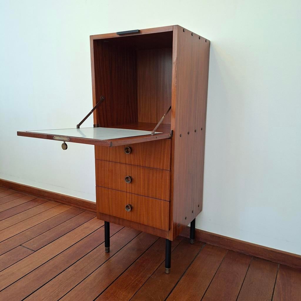 Rare meuble années 60' design par Marcel Gascoin, Enlèvement