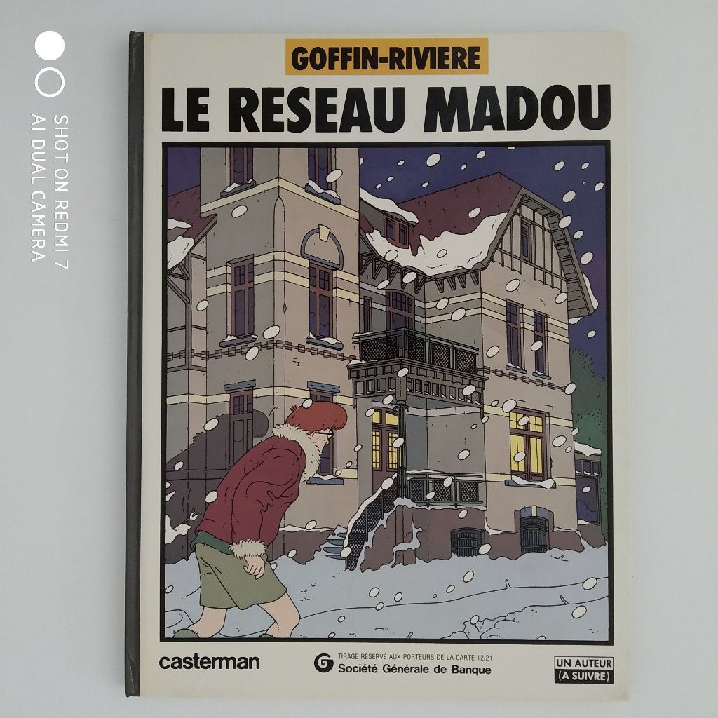 THIERRY LAUDACIEUX T1 "Le Réseau Madou" (Rivière/Goffin)., Gelezen, Rivière/Goffin, Eén stripboek, Ophalen of Verzenden