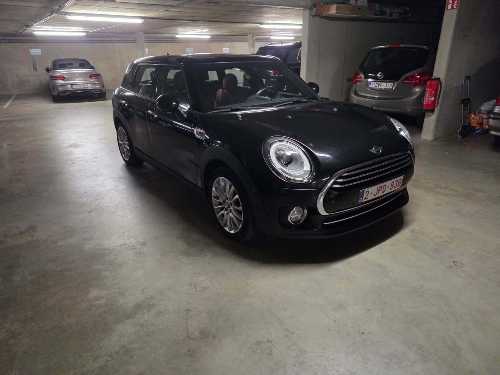 Mini Cooper Clubman, Verwarmde buitenspiegels, Zwart, Leder, Overige kleuren