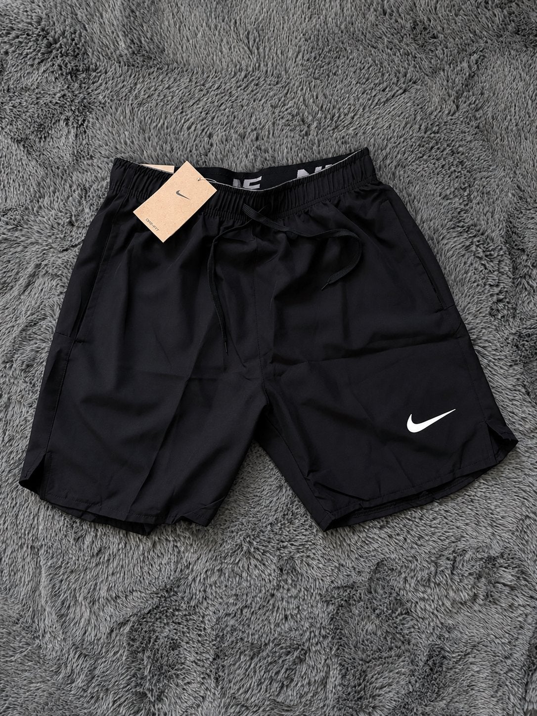 Short running nike, Fitness, Maat 48/50 (M), Zwart, Nieuw