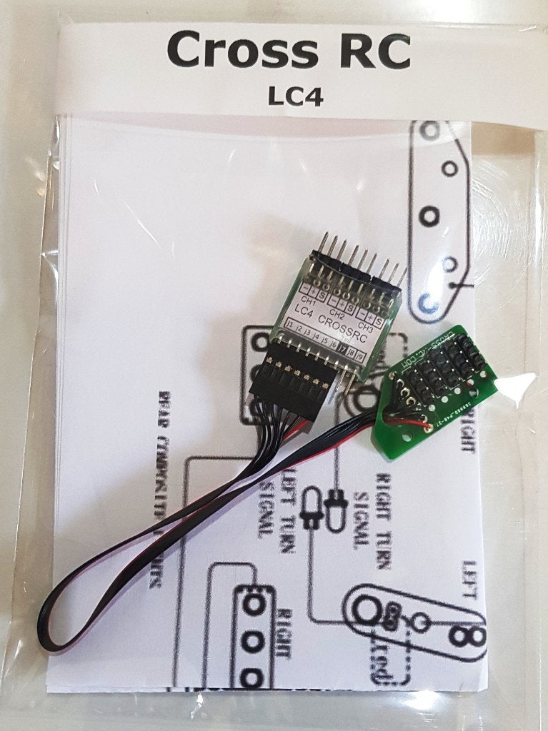 CrossRC LED Light Controller LC4, is als nieuw, Verzenden, Nieuw, Elektro, Onderdeel