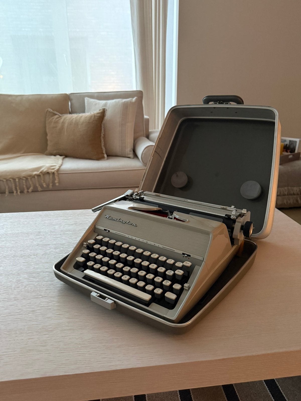 Mooi werkende Remington typmachine Vintage kantooraccessoire, Ophalen of Verzenden, Zo goed als nieuw