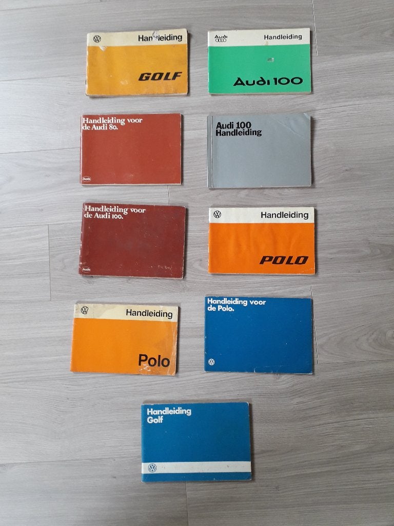 instructie en Handleidingboeken auto VW  en AUDI, Auto diversen, Handleidingen en Instructieboekjes, Ophalen
