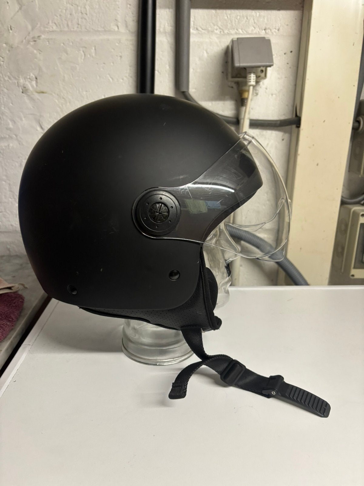 Scooter helm vinz maat s/m, Fietsen en Brommers, Ophalen, Zo goed als nieuw