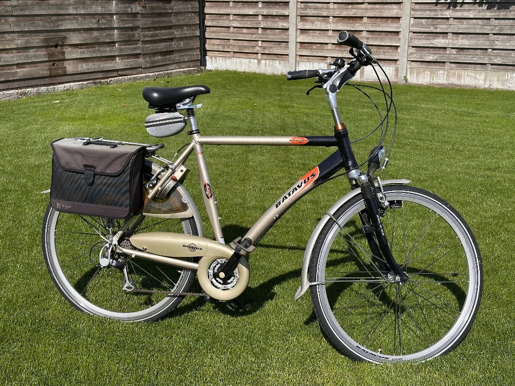 Herenfiets BATAVUS, Ophalen, Gebruikt, Velgrem, Versnellingen