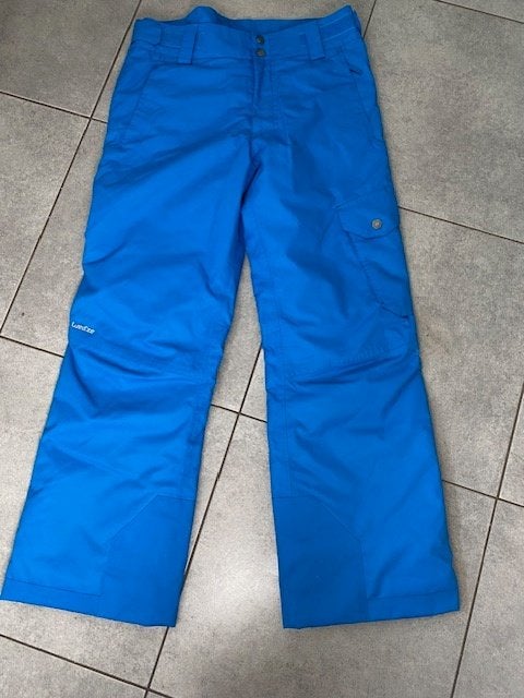 Felblauwe skibroek maat Large  Nieuwstaat, Sport en Fitness, Skiën en Langlaufen, Ophalen of Verzenden, Zo goed als nieuw, Kleding