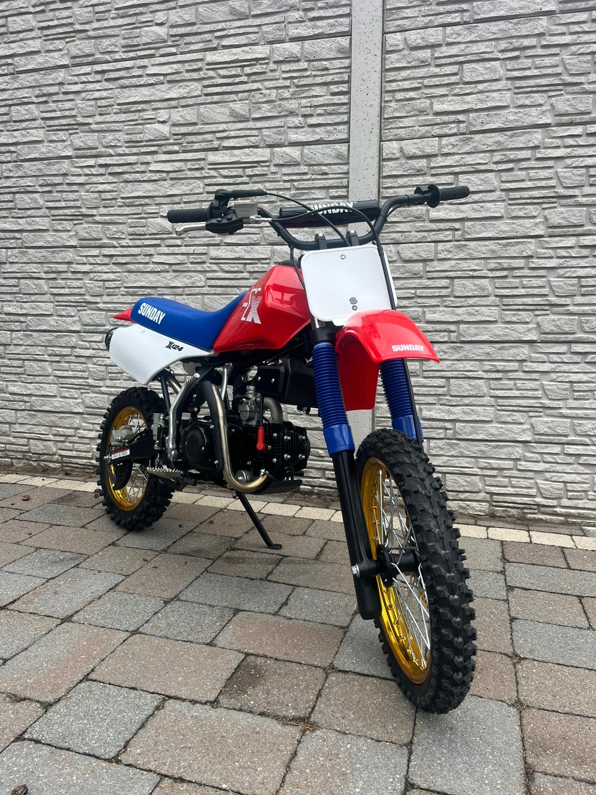 YCF pitbike Sunday 124 X SE elektrische starter Vintage, Fietsen en Brommers, Ophalen, Nieuw, Pitbike