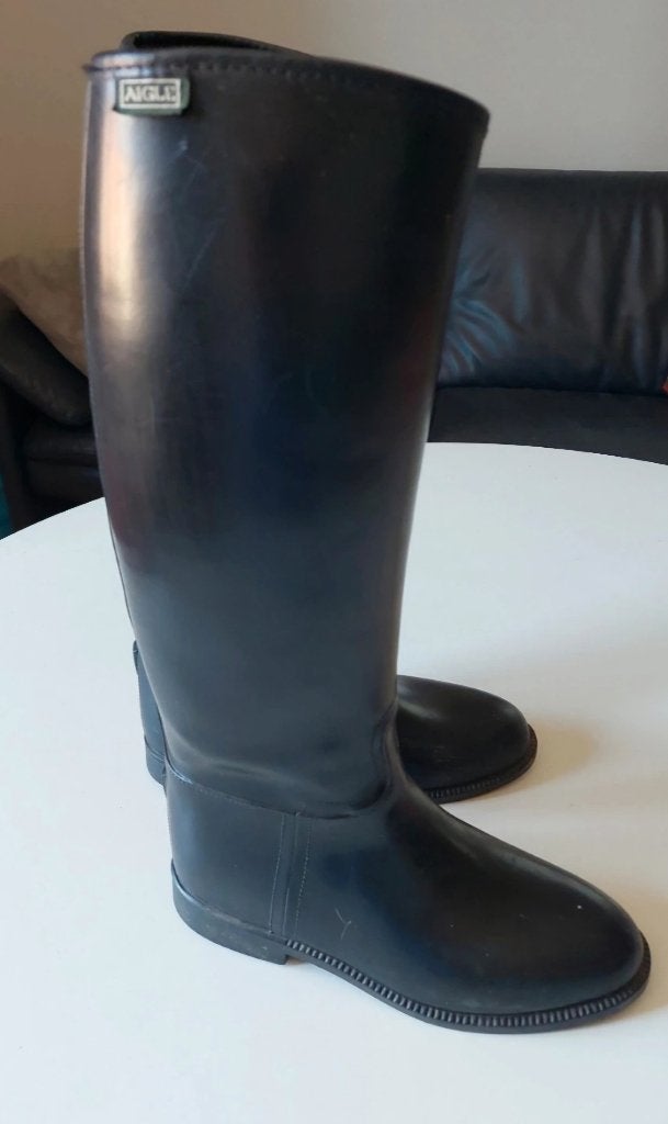 Rijlaarzen Aigle maat 39, Dieren en Toebehoren, Paardrijkleding, Gebruikt, Kinderen, Aigle, Ophalen of Verzenden