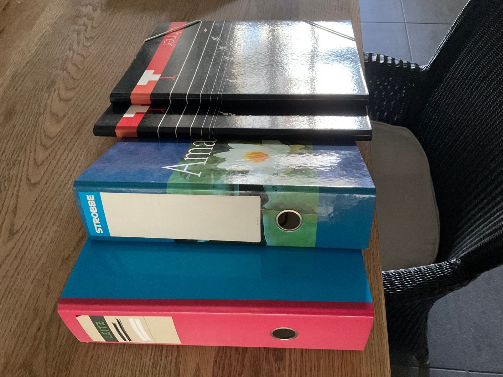 2 ringmappen 2 mappen, Divers, Enlèvement, Comme neuf