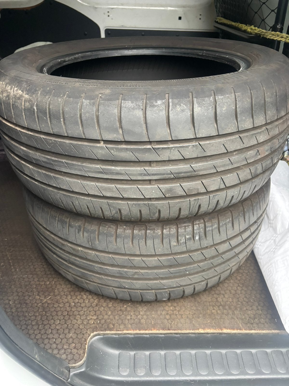 2 pneus goodyear efficient grip 215/55/16, 215 mm, 16 pouces, Véhicule de tourisme, Pneus été