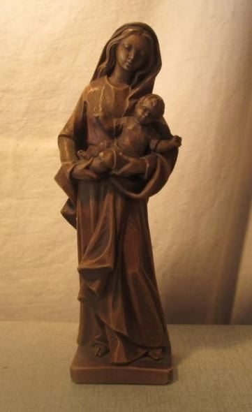 Belle statue de Marie et Jésus - 25 cm, Enlèvement ou Envoi