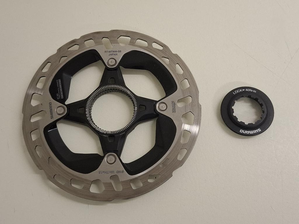 SHIMANO RT-MT900 SS 140MM remschijf CENTERLOCK, Vélos & Vélomoteurs, Vélos Pièces, Enlèvement ou Envoi, Freins, Utilisé, Aluminium