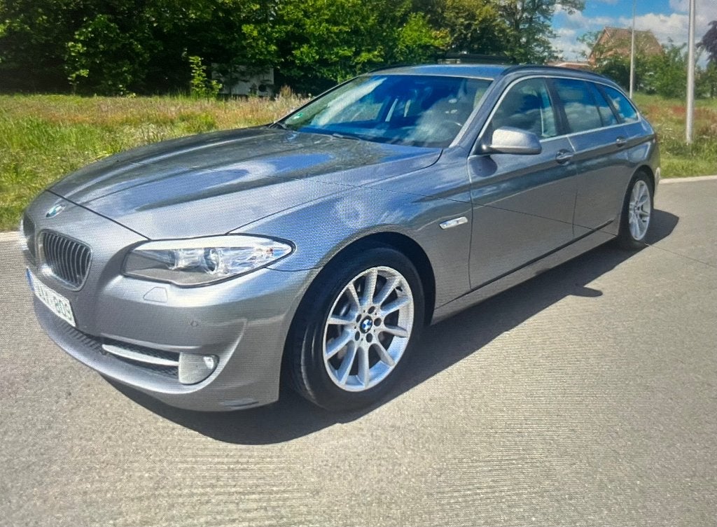 Bmw 525d automaat, Autos, Cuir, Noir, 5 portes, 6 cylindres