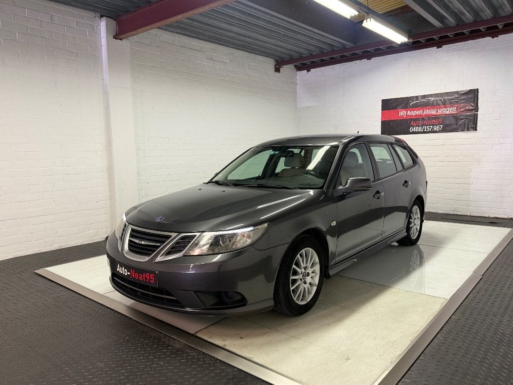 Saab 9-3 1.9TiD Reeds Gekeurd voor Verkoop&Carpass, Beige, Leder, Bedrijf, 5 deurs
