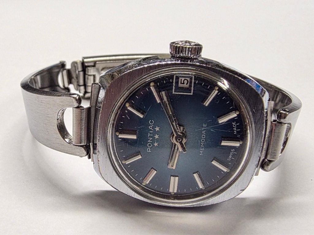 Montre Pontiac Memodate pour femme, Montre-bracelet, Autres marques, Enlèvement ou Envoi, Acier