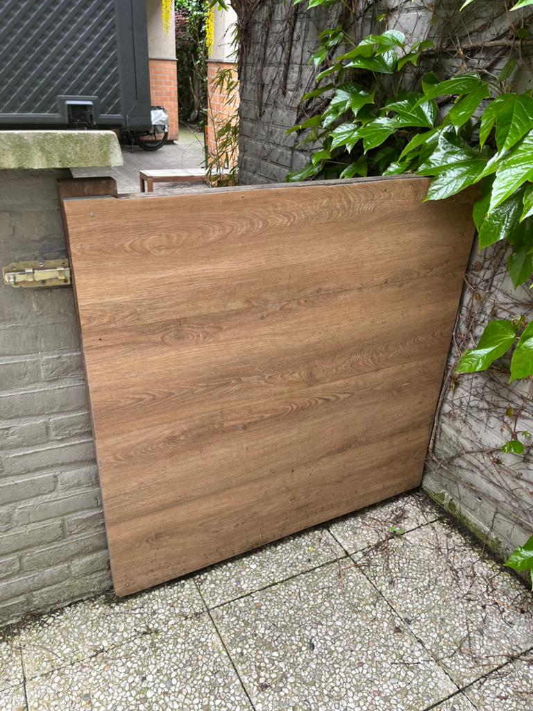 Eikenhout poortje, Jardin & Terrasse, Clôtures de jardin, Enlèvement, Utilisé, Autres matériaux, Porte du jardin