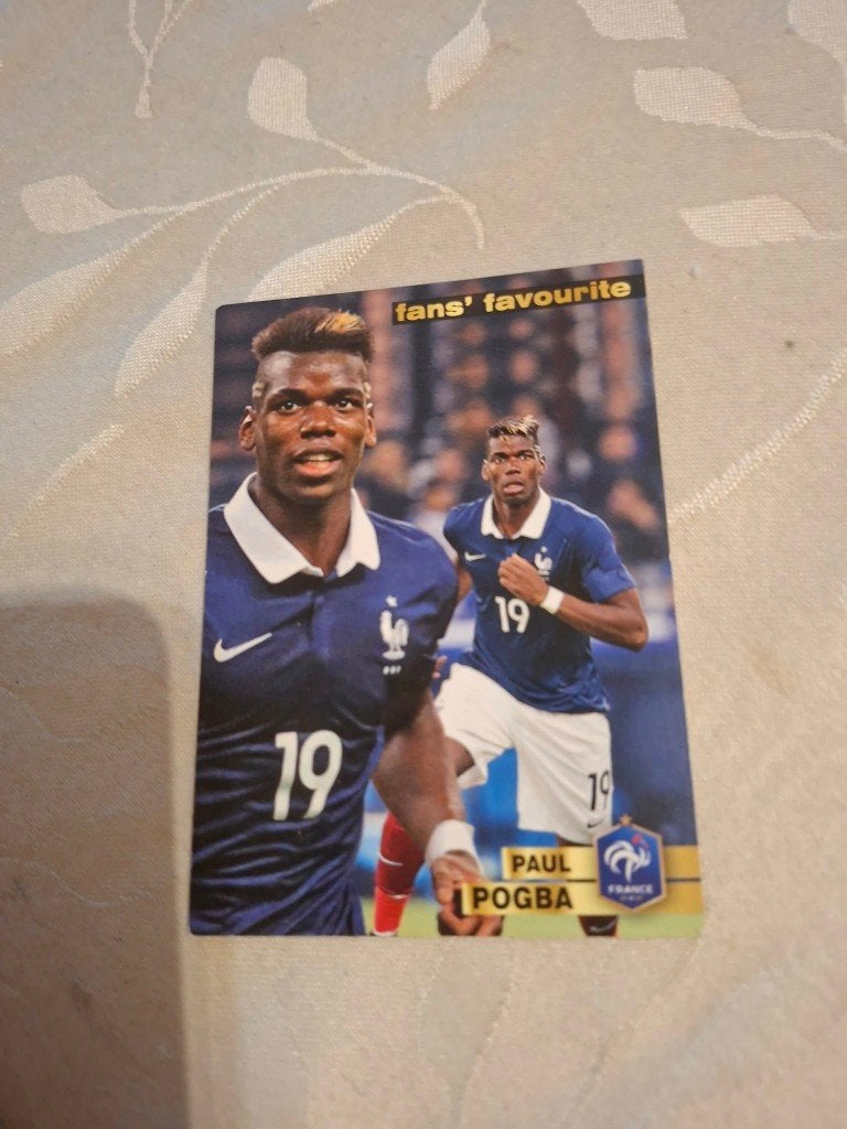 Panini/Voetbalkaart : Paul Pogba/Frankrijk/EK 2016, Verzamelen, Ophalen of Verzenden, Zo goed als nieuw, Spelerskaart